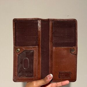 Fossil Brown Leather Bifold Wallet